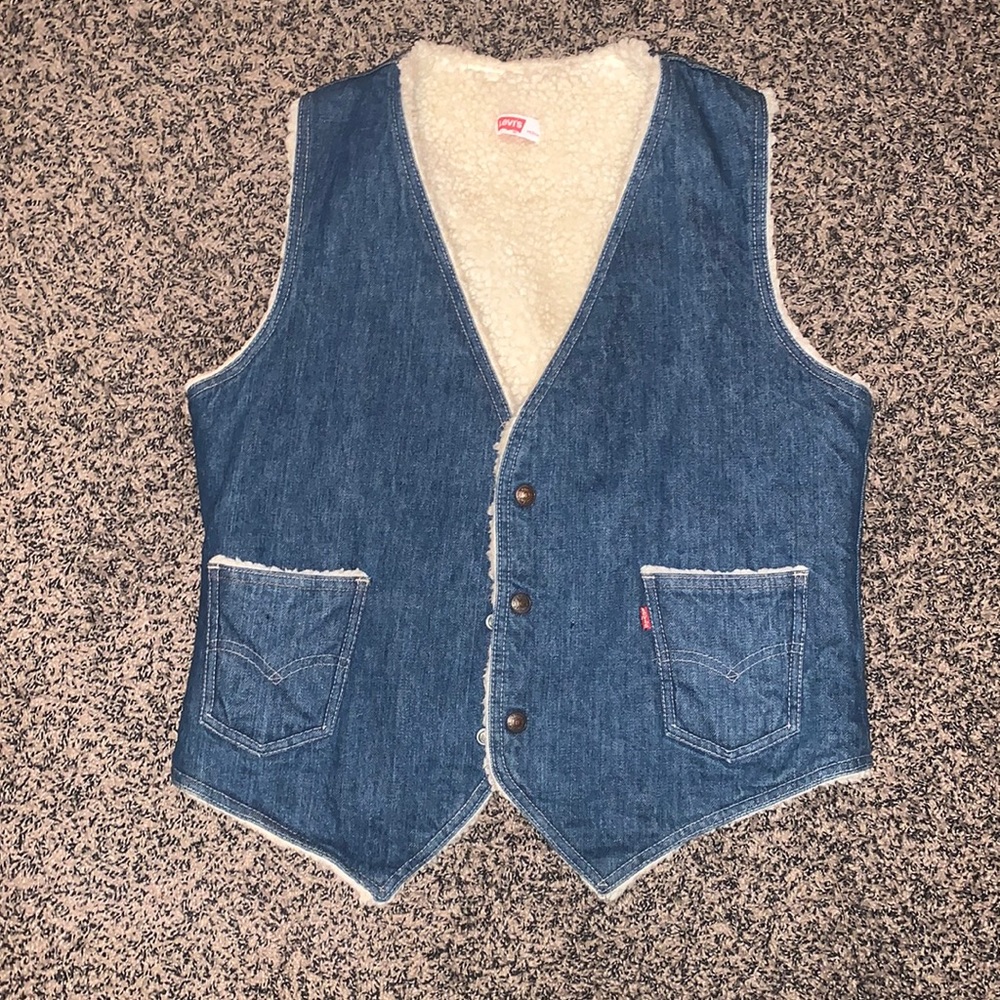 Levi’s Sherpa Denim Vest